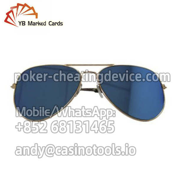 o aviador Infrared Sunglasses For da espessura do centro de 1.5mm marcou a plataforma do pôquer
