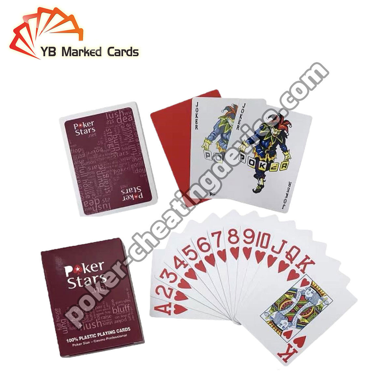 Venda Copag Pokerstars Código de barras Marcado Decks de jogo Para mãos de poker Calculadora
