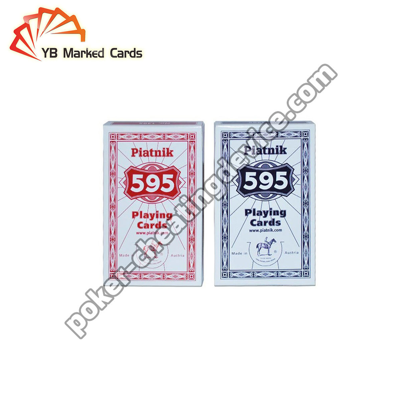 Piatnik 595 Juice Poker Marcador infravermelho para cartões marcados Lentes de contacto