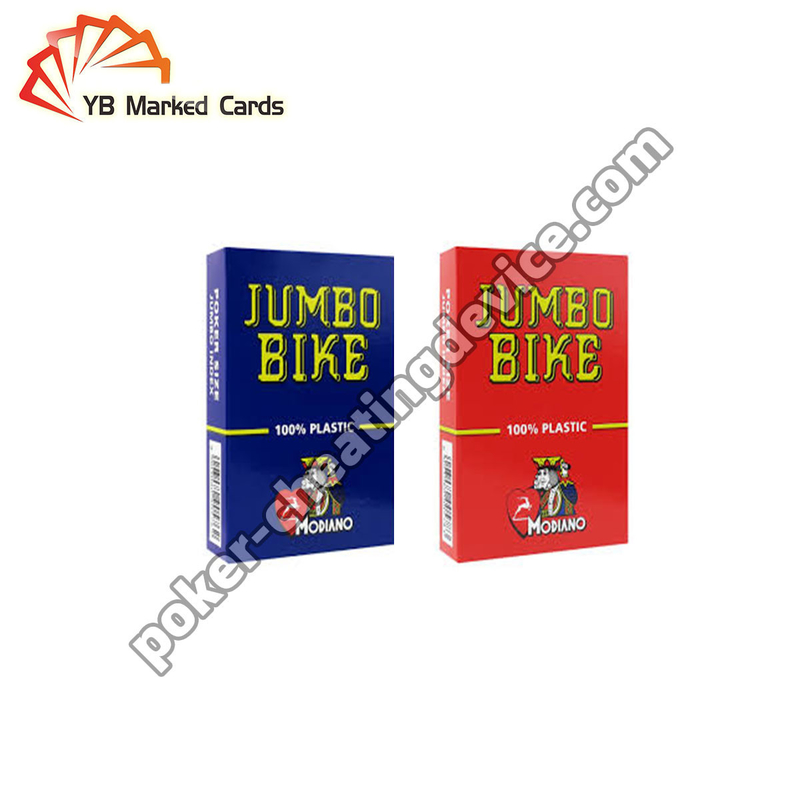 Modiano Juice Jumbo Bike Cartões de jogo marcados para jogos de cartas Óculos
