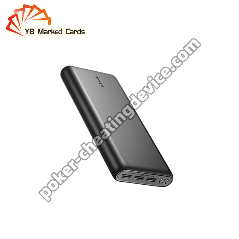 Power Bank Poker Camera Focus HD Lente para cartões marcados dinamicamente
