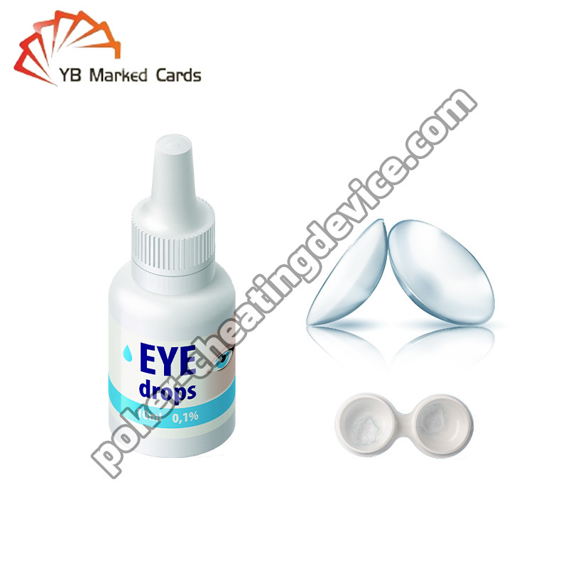 A mágica sustenta lentes de contato leves UV marcou lentes de contato luminosas da tinta dos cartões