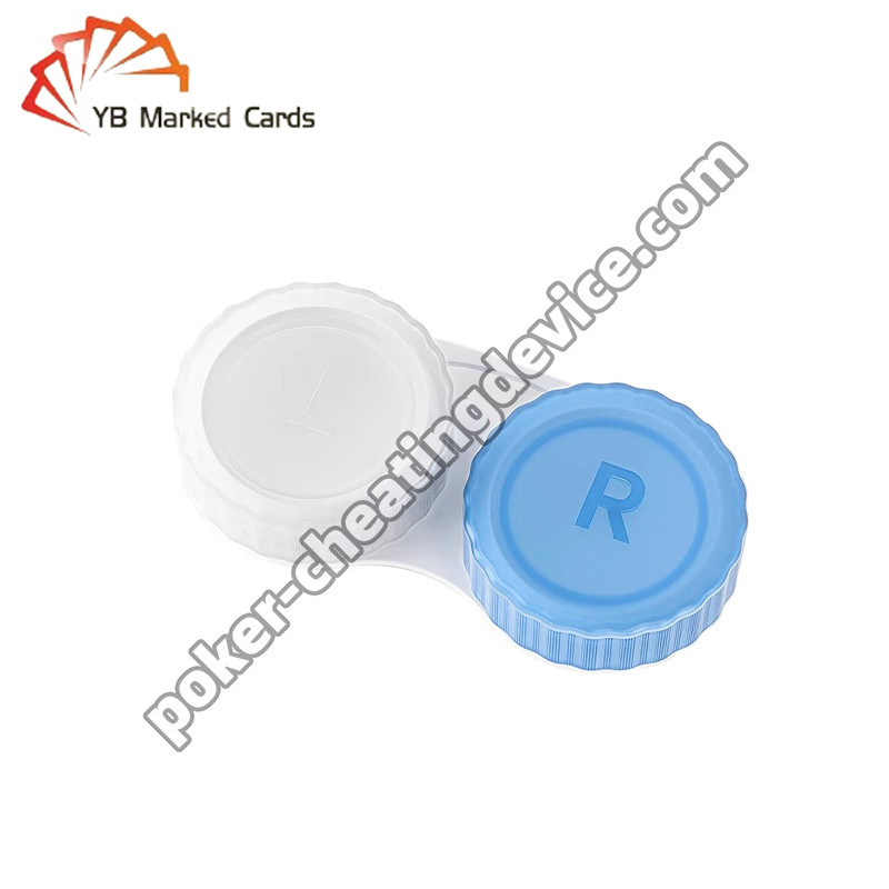 Lentes de contato UV Invisíveis para ver através de cartas marcadas