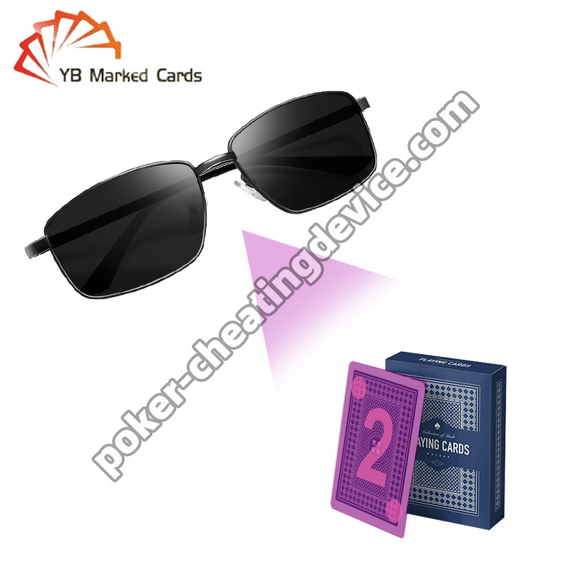 Master Poker Games com óculos de tinta invisível para detecção de cartões marcados
