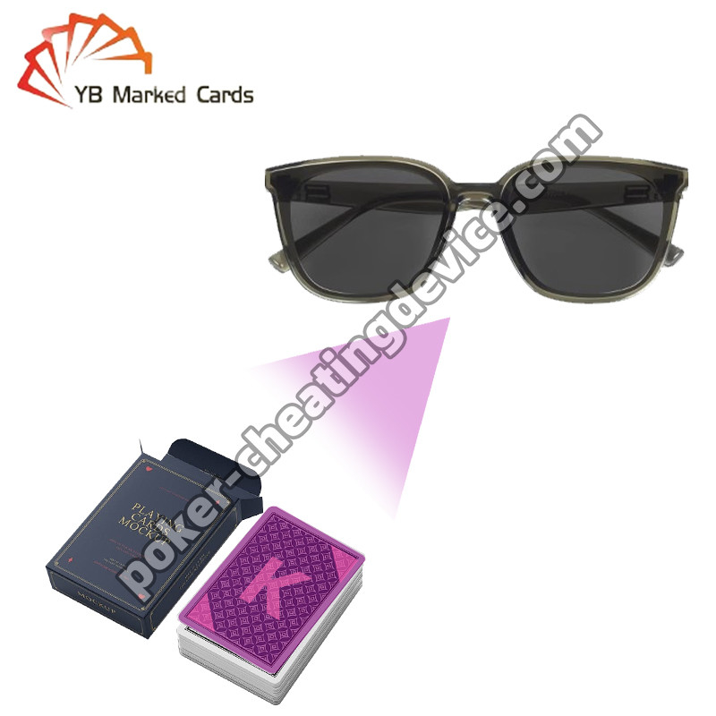Master Poker Games Com Cartões de Poker Marcados Óculos Para Detecção de Marcas