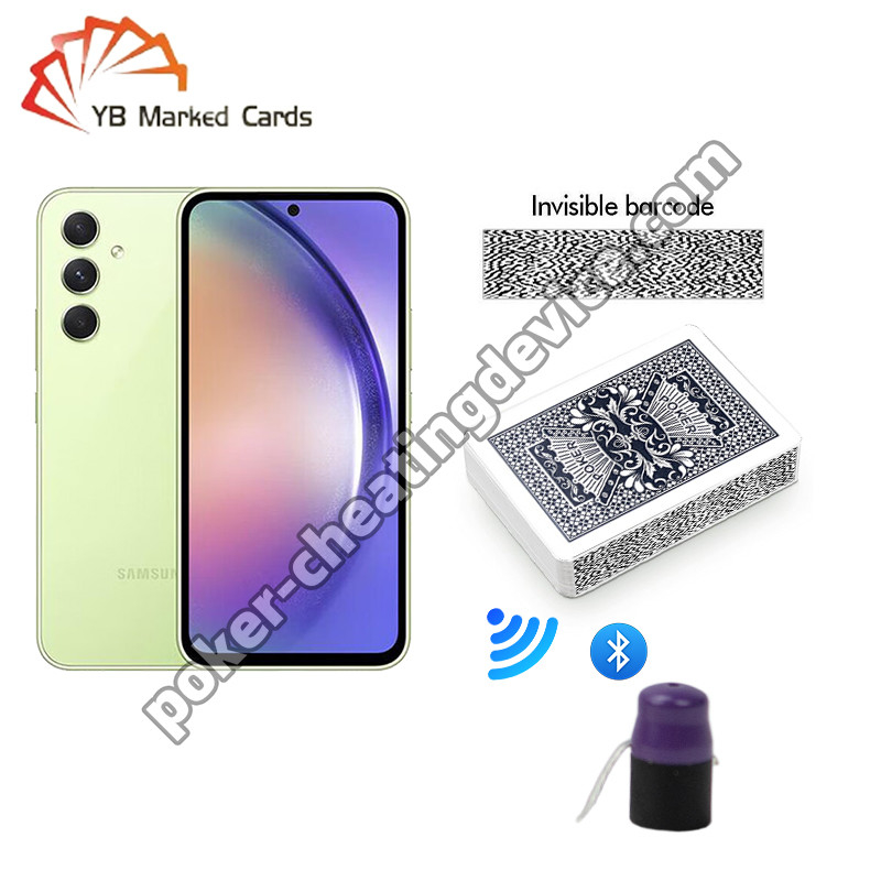 Samsung Galaxy A54 CVK 400 Analisador de Barras Marcado para Cartões de Jogo de Códigos de Barras