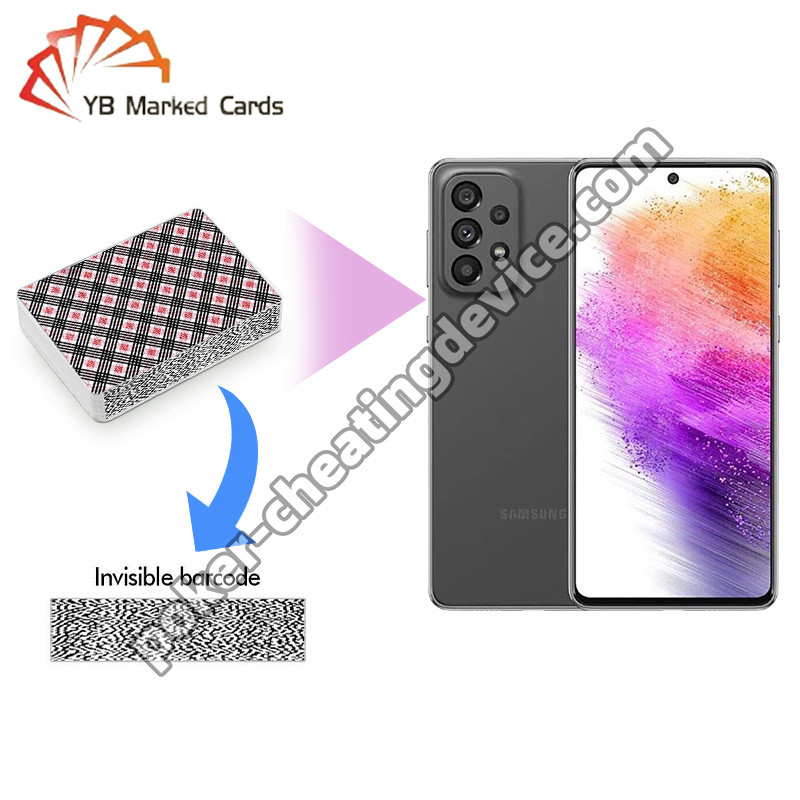 Samsung Galaxy A73 AKK K5 Poker Decks Analisador Para Cartões Marcados com Código de Barras
