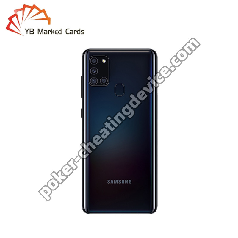 AKK A3 Samsung Galaxy A21s Cheat Cards Analyzer Para Cartões de Jogo Marcados com Código de Barras
