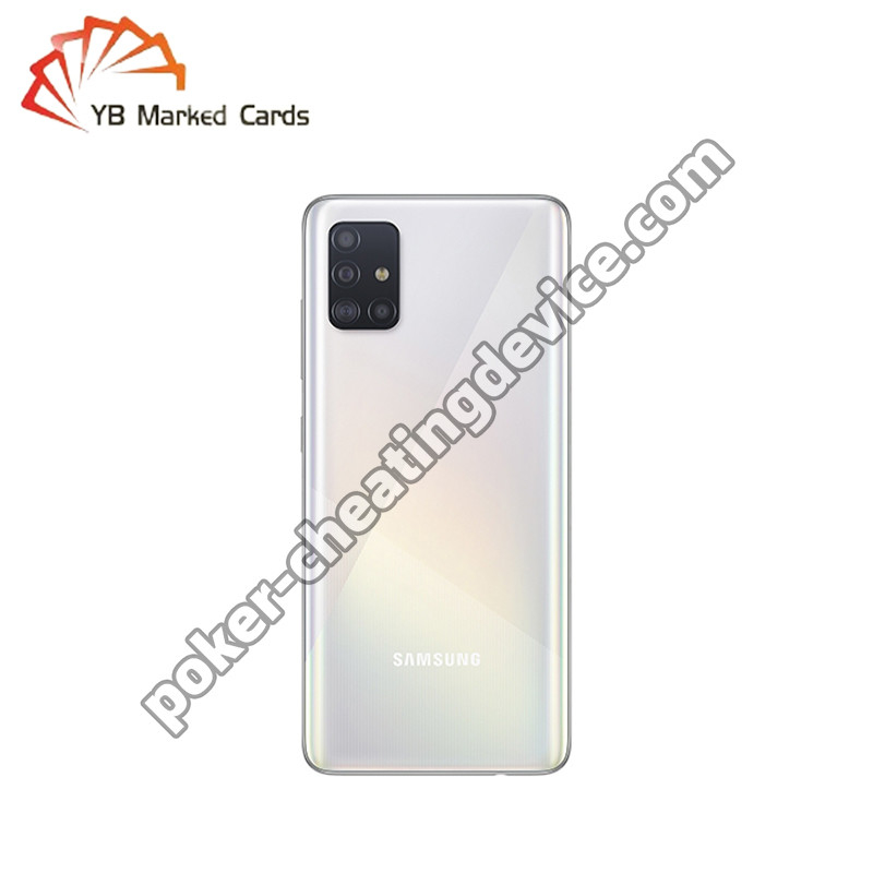 AKK K3 Samsung Galaxy A51 Analisador de cartões invisíveis para cartões de código de barras marcados