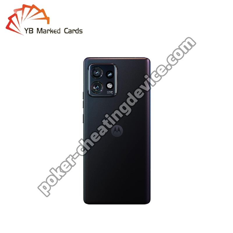 CVK 400 Motorola Edge+ Phone Poker Analyzer para Cartões de Jogo de Código de Barras Marcado