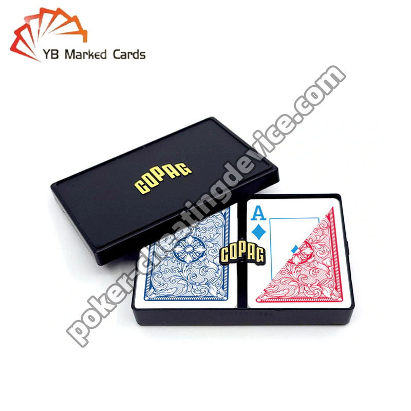 Copag Legacy 4-Color Invisível de Volta Marcado Cartões Azul / Vermelho Duplo Deck