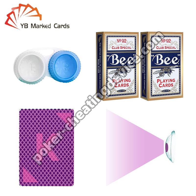 Lentes de contato de raios X com infravermelhos com 1 ano de validade para jogos de pôquer