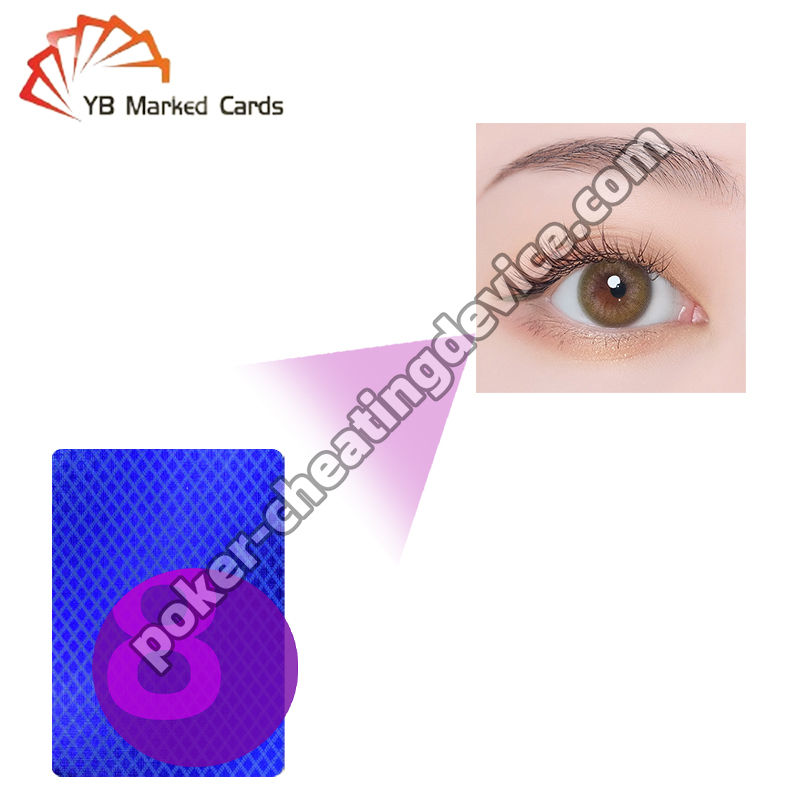 Lentes de contato avançadas de infravermelho com teor de água ≥ 50% e diâmetro da pupila de 4-12 mm para truques de pôquer