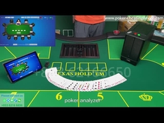 Sistema do analisador do pôquer do Shuffler para o engano do pôquer