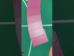 O índice plástico do pôquer de Modiano marcou cartões do pôquer para jogos do casino