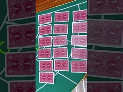 O pôquer infravermelho das lentes de contato de Copag 1546 carda o índice regular para a mostra mágica