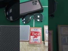 Master Poker Games com óculos de tinta invisível para detecção de cartões marcados