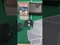 Copag 1546 100% de plástico Profissional Infravermelho Cheat Cards Blue / Red Deck Set