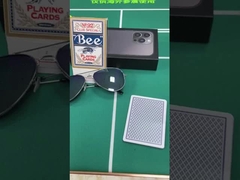 Cartões marcados com óculos