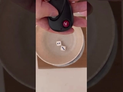 10mm / 12mm D6 dados eletrônicos Plástico um controle remoto dados eletrônicos de trapaça