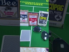 Cartões marcados com óculos