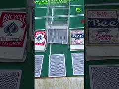 Cartões de jogo de tinta invisível de PVC de 0,30 mm de espessura Tally Ho Cartões de jogo Gold Poker