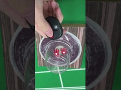 Dado acrílico opaco Dispositivo de fraude Controle remoto Dado eletrônico mágico