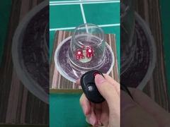 Taça de dados de plástico de cassino Taça de rolos de dados pretos Arco com controle remoto