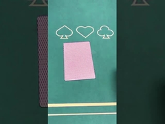 Óculos de trapaça para ver através de cartas marcadas