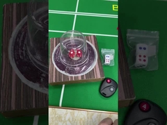 Dispositivo de trapaça de dados negros Automático Electrônico Copo de dados de plástico para jogos de dados