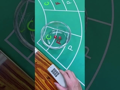 Dispositivo de fraude de dados de indução de plástico 16 mm D6 Dice com vibrador sem fio