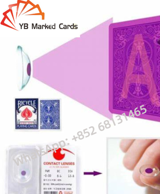 as lentes de contato UV da tinta invisível da precisão de 6mm marcaram cartões 4mm