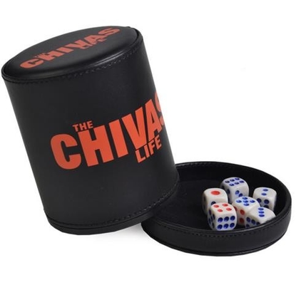 Jogos eletrônicos do copo de dados dos dados de controle remoto sem fio pretos do casino