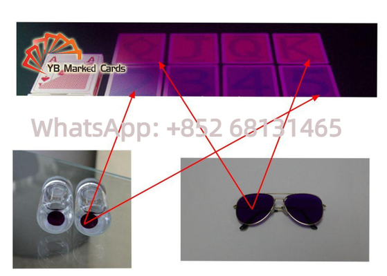As lentes de contato UV invisíveis marcaram lentes de contato de engano do pôquer dos cartões 9mm