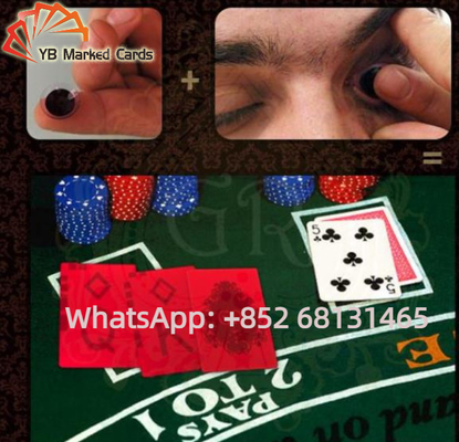 a tinta invisível de 9mm contacta lentes para o roxo de engano dos cartões de jogo