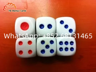 Os jogos de jogo vermelhos de Mercury Dice Cheating Device Plastic cortam