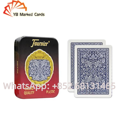 Ferramentas de engano de engano do pôquer do código de barras de Fournier Plastic Invisible Playing Cards