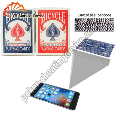 Código de barras Bicicleta Marcado Cartões Para Telefônico Poker Analisador