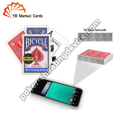 Bicicleta Código de Barras Marcado Cartões Para Poker Calculator