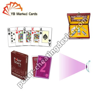 Copag Pokerstars Cartões Marcados com Tinta Invisível para Lentes de Contato Infrarroxas