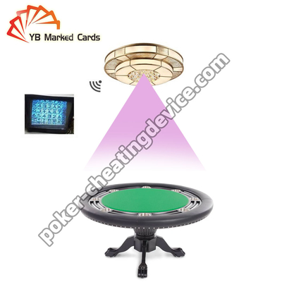 Discreto Lâmpada de Tecto Poker Scanning Camera para truques de fraude