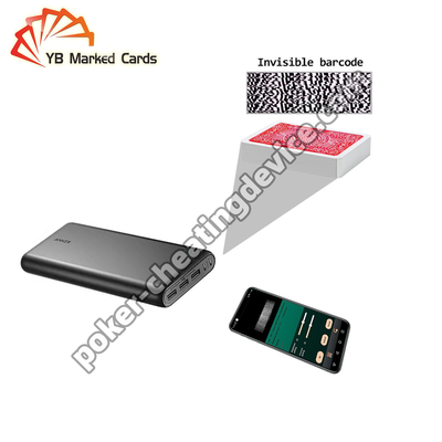 Power Bank Poker Camera Focus HD Lente para cartões marcados dinamicamente