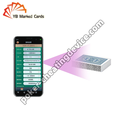 Discreta High-Tech iPhone Marcado Cartas Câmera Para Poker Ganhador Manual Analisador