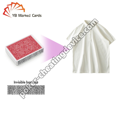 Câmara Espiã T-Shirt Scanner Inovador Poker Cheating Dispositivo