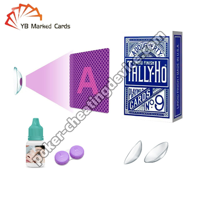 Diâmetro UV do aluno das lentes de contato 4mm da tinta invisível de cartões marcados 12mm