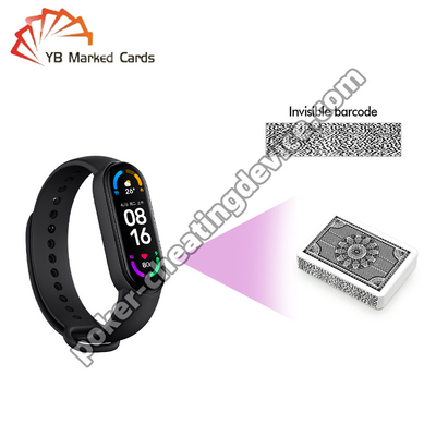 Câmera de engano do varredor do pôquer do bracelete do Smart Watch do dispositivo do espião elegante