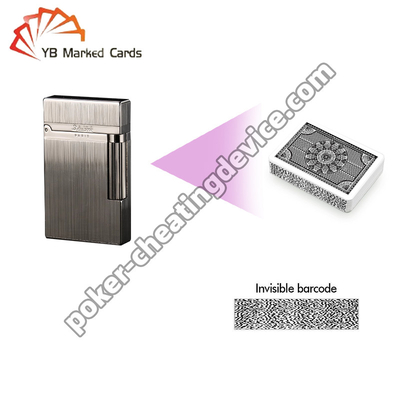 Poker Scanner Lighter Espião Câmera para barcodes marcados cartas de jogo