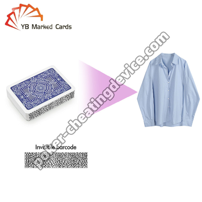 Material dinâmico ocultável escondido espião da tela da camisa da câmera T do pôquer