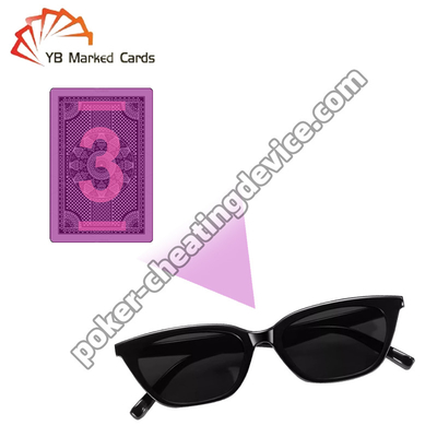 Master Poker com óculos de sol infravermelhos Aviator para detecção de cartões marcados