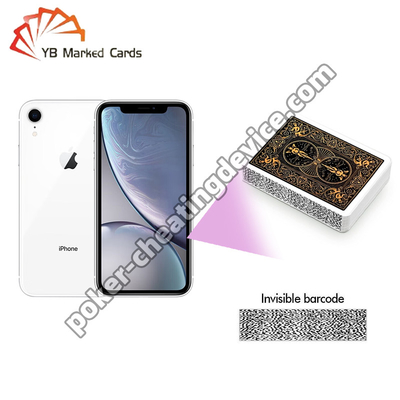 AKK A3 iPhone XR Analisador de Código de Barras de Poker para previsão precisa de jogos